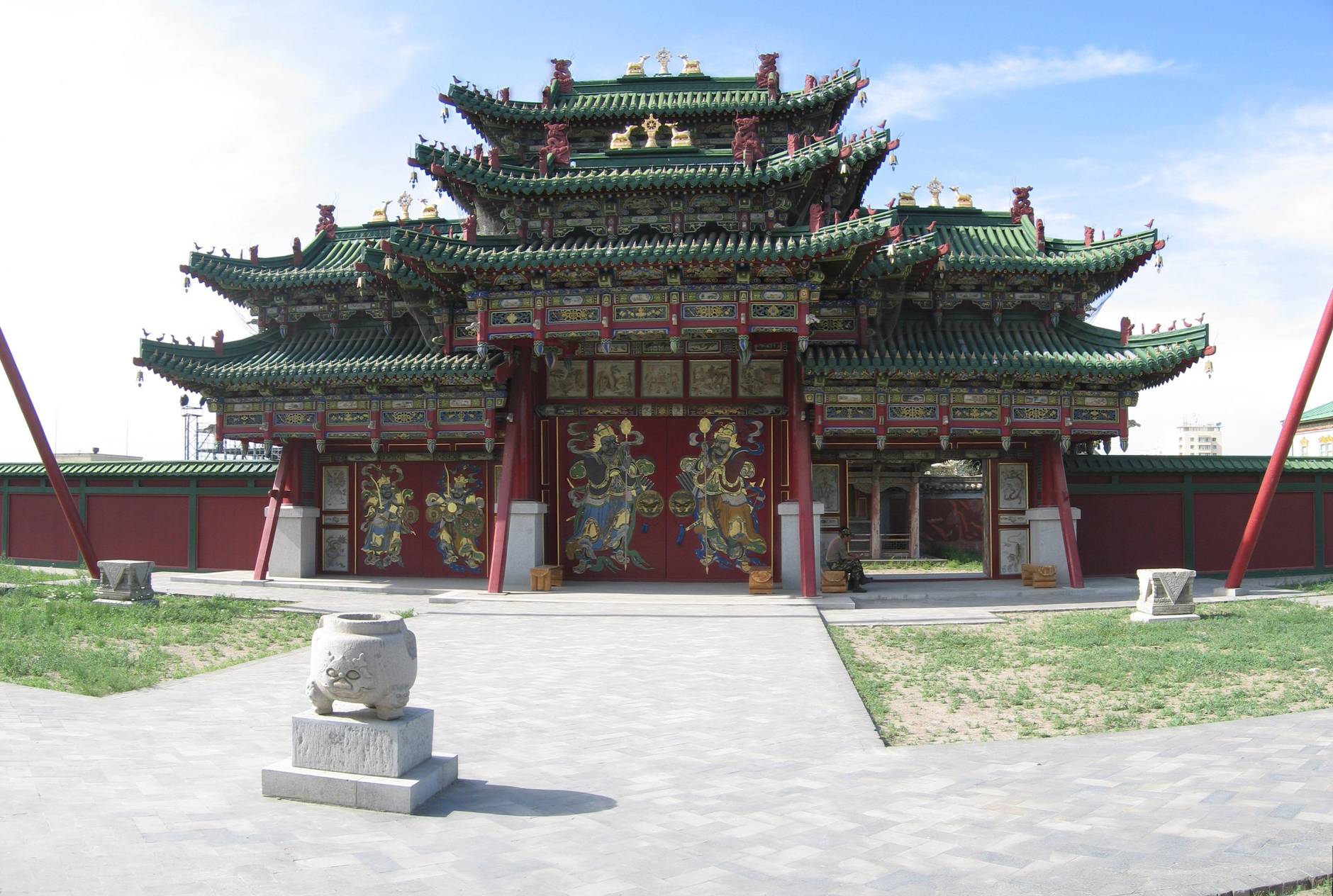 Bogd Khan Winterpalast 9 Panorama